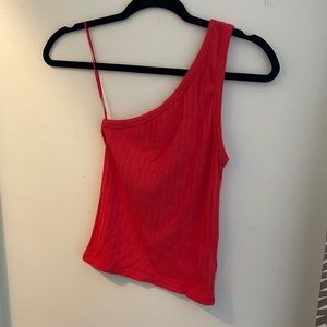 American eagle one shoulder top